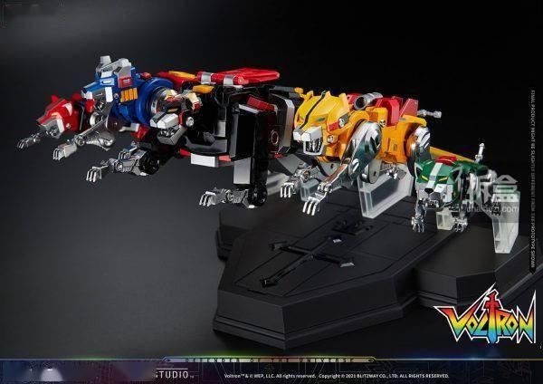 机器人|Blitzway 新品： 百兽王Voltron(战神金刚) -CARBOTIX系列可动手办（38CM高）