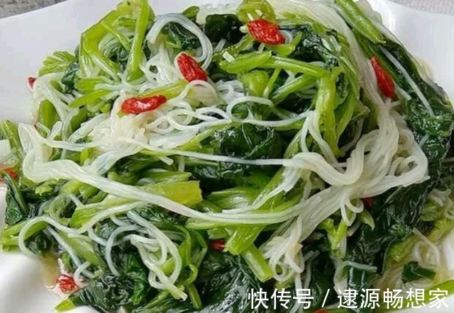 下饭|菠菜不煎不炒，焯个水拌一拌，清新爽口解油腻，下酒下饭都不错