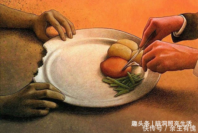 贫富差距&插画看世界:讽刺了丑陋的现象,引起成年人共鸣的9幅插画