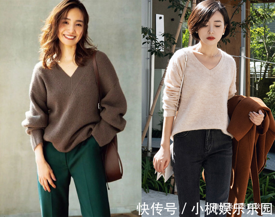 裤子 有一种时尚叫“毛衫+裤子”!优雅、帅酷、好看又显瘦!