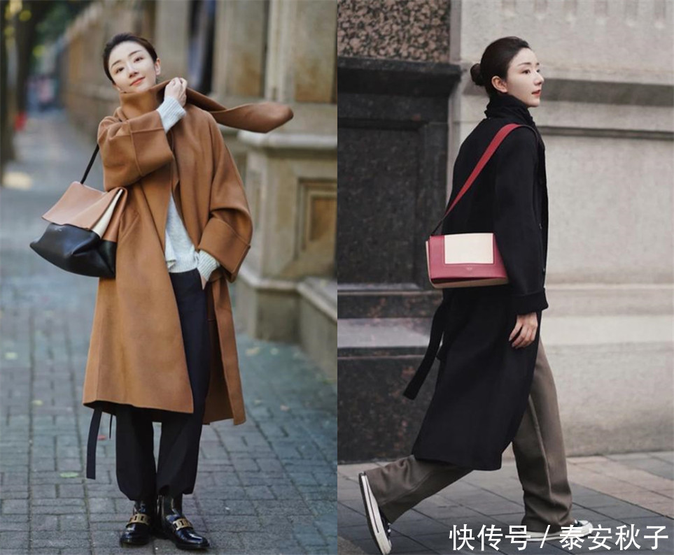 “大衣+打底裤”太土!今年流行这5种大衣穿搭:时髦且高级!
