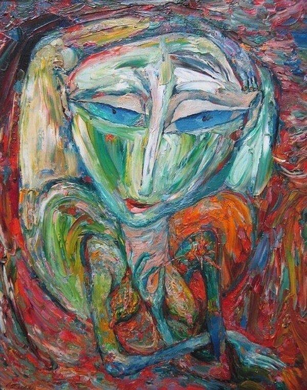 颜色#谢尔盖·雷巴克:世界的艺术家的颜色是明亮、富有表现力