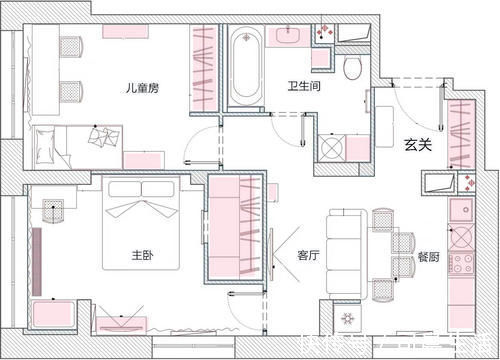 夫妻|年轻夫妻带娃住60㎡,反而是“五脏俱全”一个不落,越住越宽敞