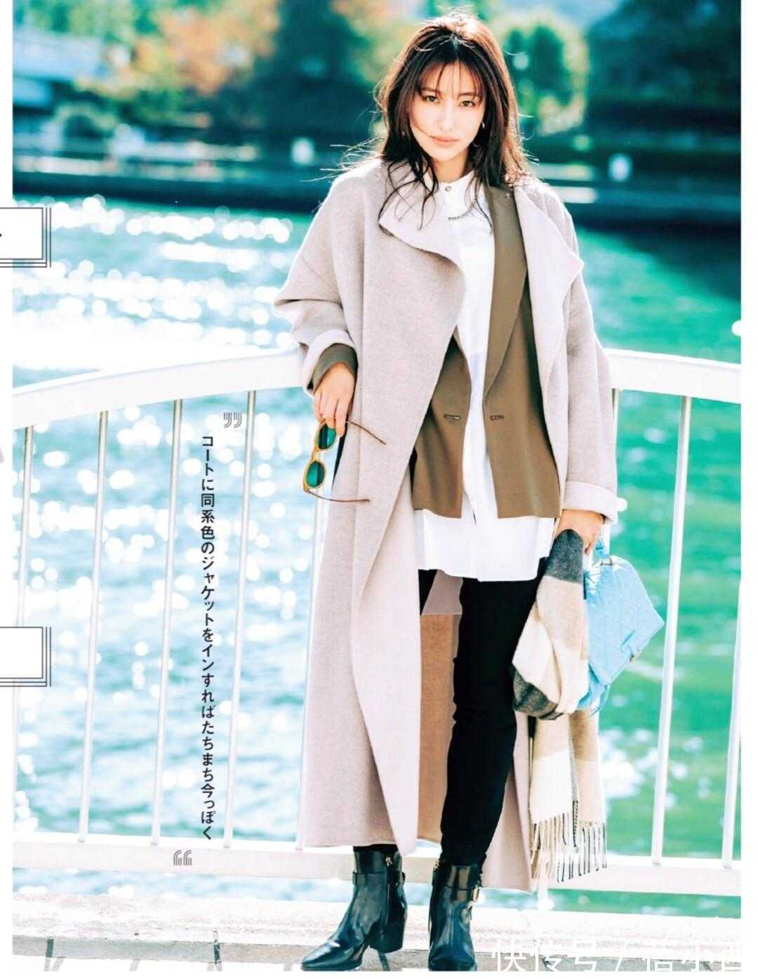 大衣|长相很一般的女生,学日本女生穿大衣,变美且有气质是迟早的事