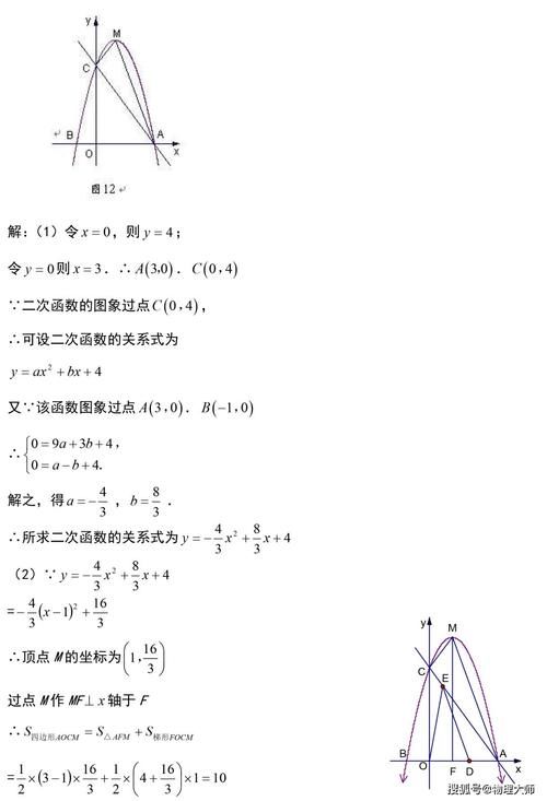 初中数学：二次函数的动点问题总结（含例题解析）