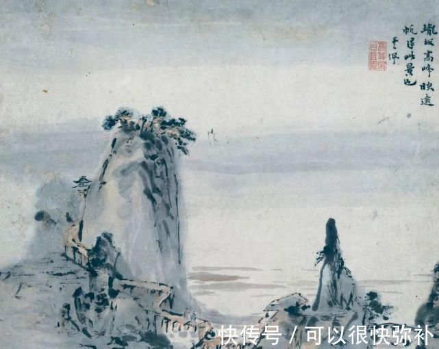 高其佩|用指头画画从他开始的,看看他画的山水画云山雾绕别具一格