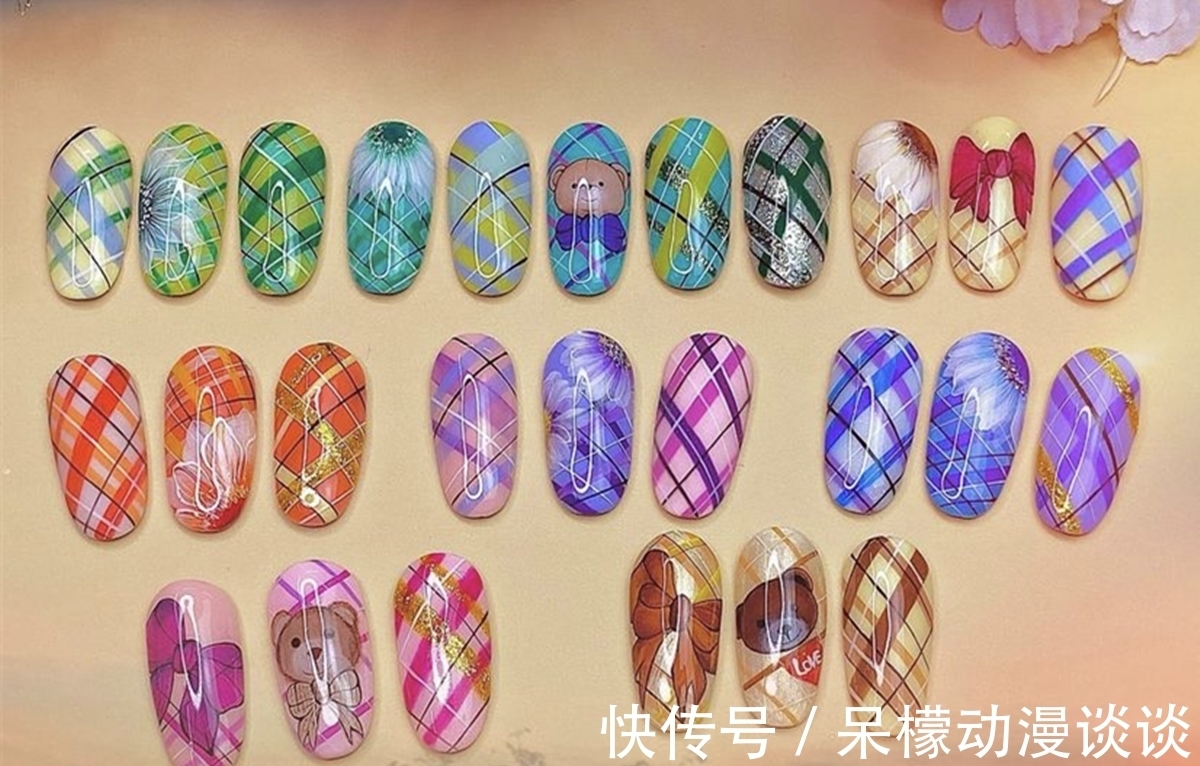 作画|在指甲上进行二次元创作,动漫的影响力已经影响到了美妆行业