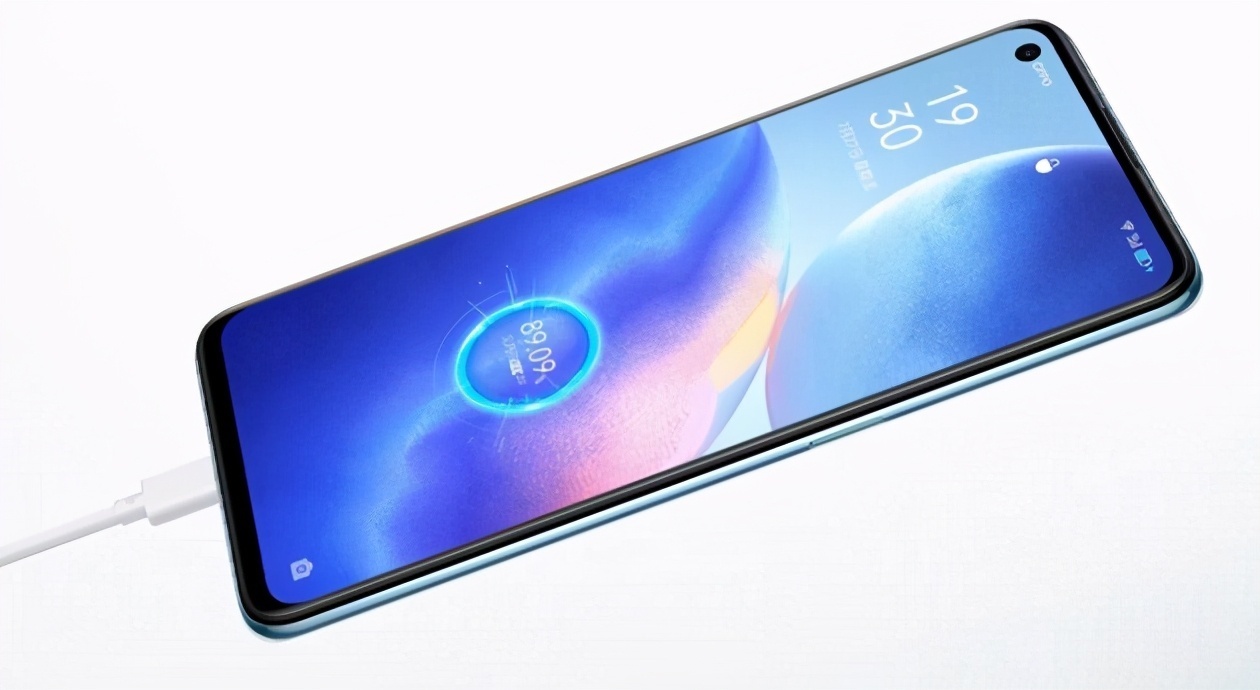 星钻|OPPOReno5K的恋恋青风配色,是非常适合小女生的配色