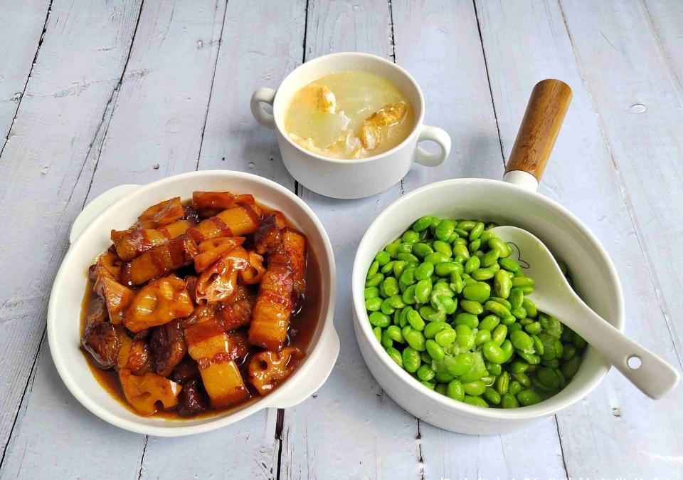 莲藕|江西母子三人的晚餐,2菜1汤成本不到15元,网友:太值了,好想吃