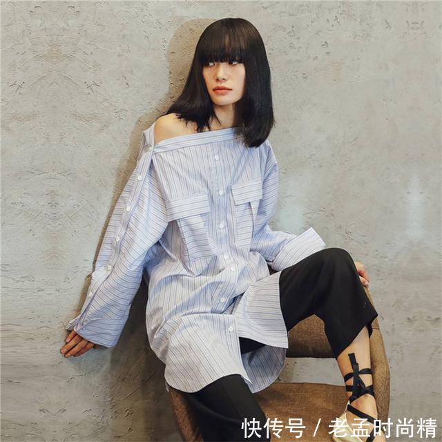 麻棉 与其撞衫碎花裙,不如穿别致的开叉连衣裙,轻松随性变女神