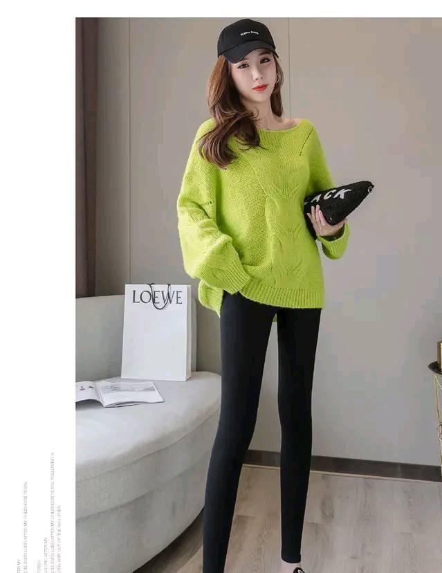 大长腿 春夏季休闲字母高腰打底裤，舒适不失美感，时髦精必备