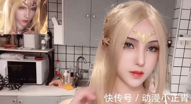同款|高颜值小姐姐COS千仞雪,成功跨越次元壁,可惜衣服有点少