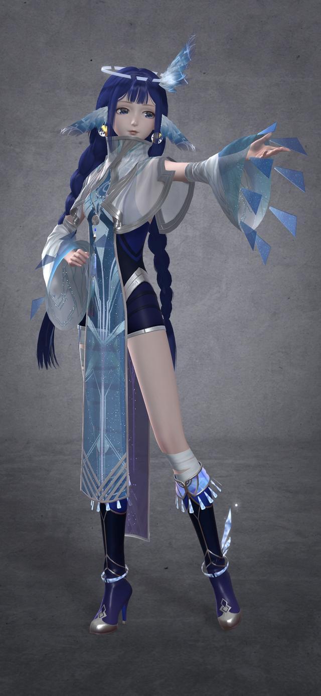 流光|闪耀暖暖魔羊「苍羽流光」拍照打卡!科技风套装你喜欢吗