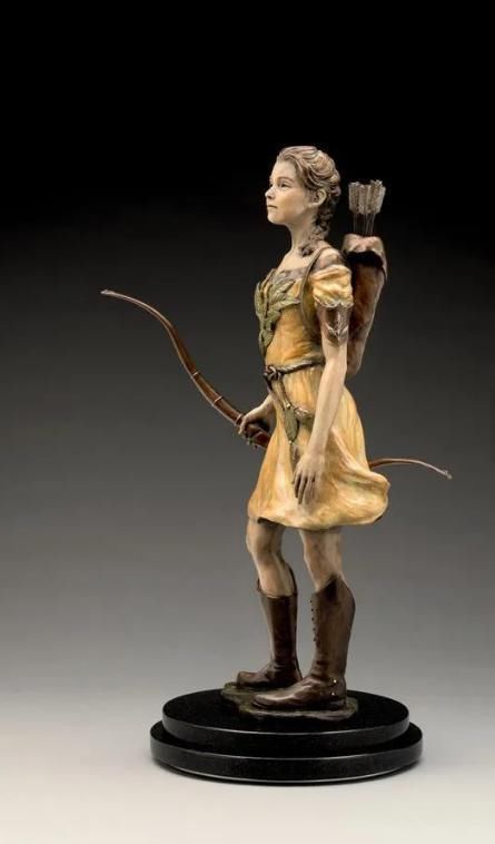 vega@被公认最具大师潜质的美女雕塑家,人体作品生动又别出心裁!