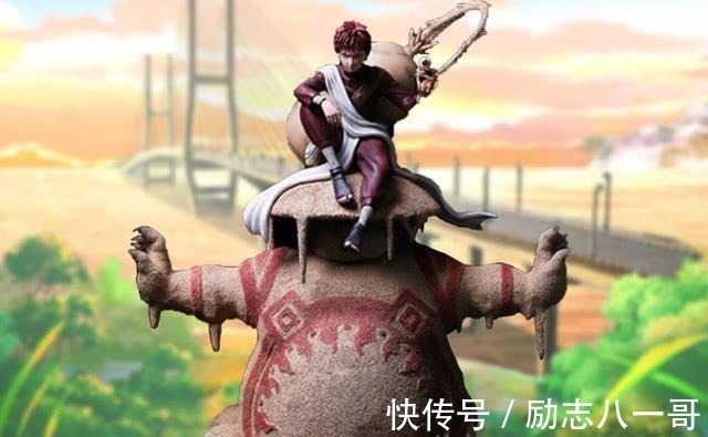 君麻吕|我爱罗与守鹤之盾手办,守鹤质感细腻,胖乎乎的肚子太萌了