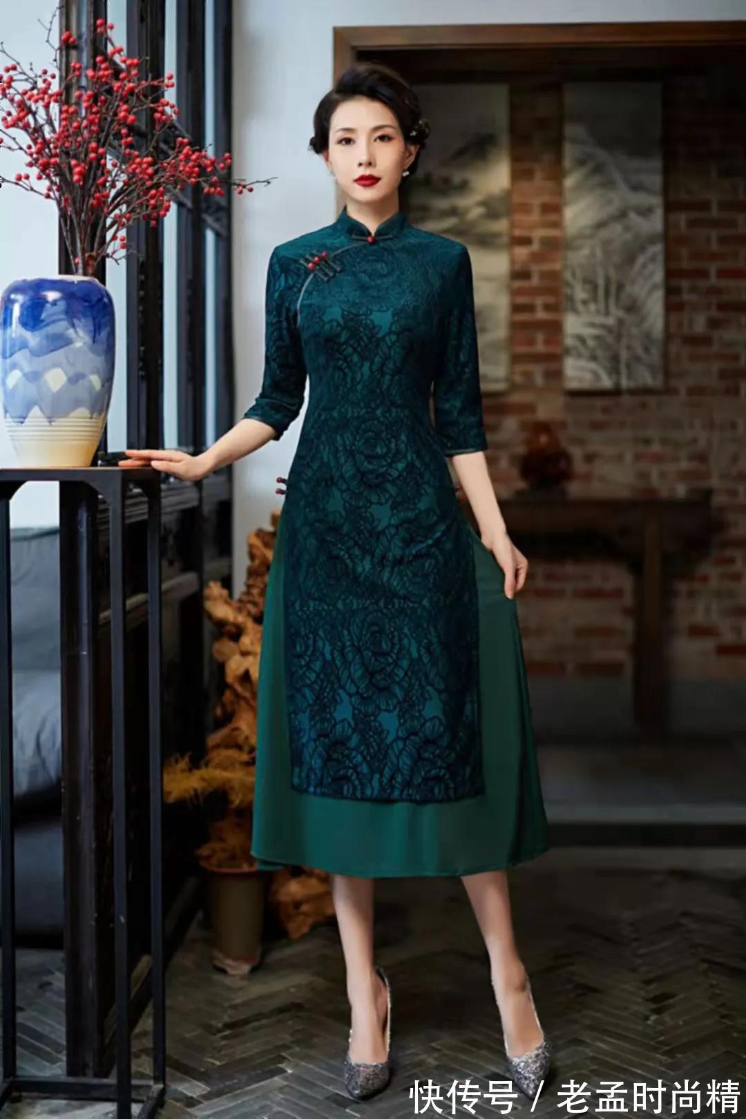 阔太太|建议阔太太这样穿改良旗袍裙,不挑场合不挑人,优雅高贵人人夸!