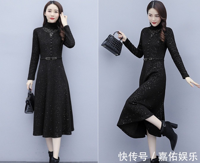 加绒裙 今冬“加绒裙”火了!与大衣搭配高级、显气质!