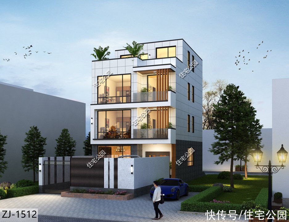 建筑面积|谁说农村建房不能盖4层?10套4层别墅推荐,第3套漂亮到没话说