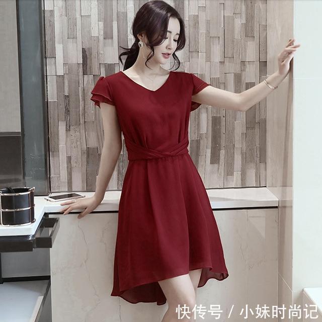 连衣裙|遮盖小肚腩甩掉水桶腰的连衣裙,每款都很有气质,让你变得更完美