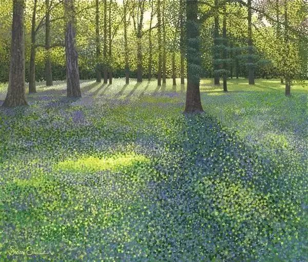 l她的画只用点,点了11年,点出了美到窒息的花园!