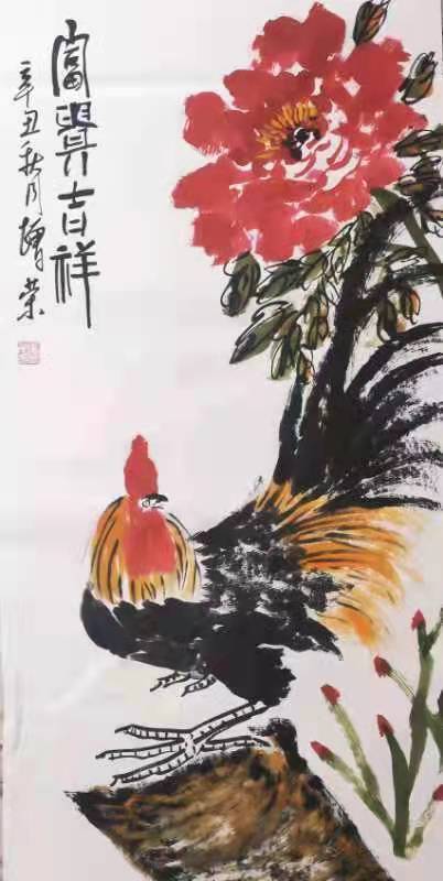 画派#豫东红高粱画派创始人张增荣田间实地采风