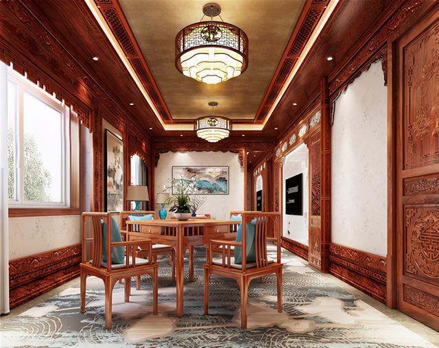 入户感|深圳发现一户人家，315㎡的中式别墅，屋内堆满了红木，太壕了