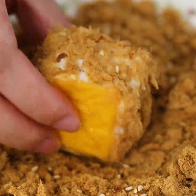 巧克力酱|快手diy可爱小狮子肉松小贝
