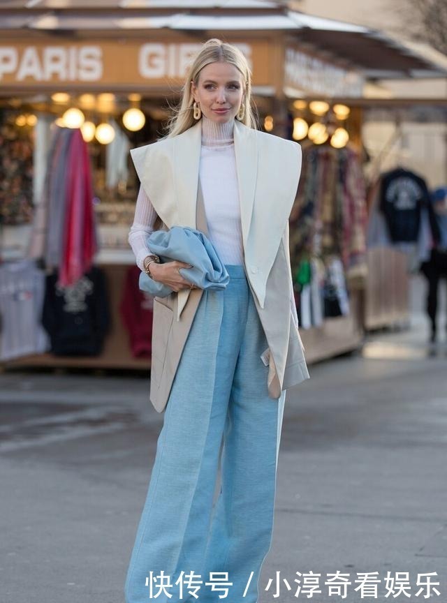 今年冬天火了一种穿法,叫“外套+老爹裤”,承包你一整季的时髦