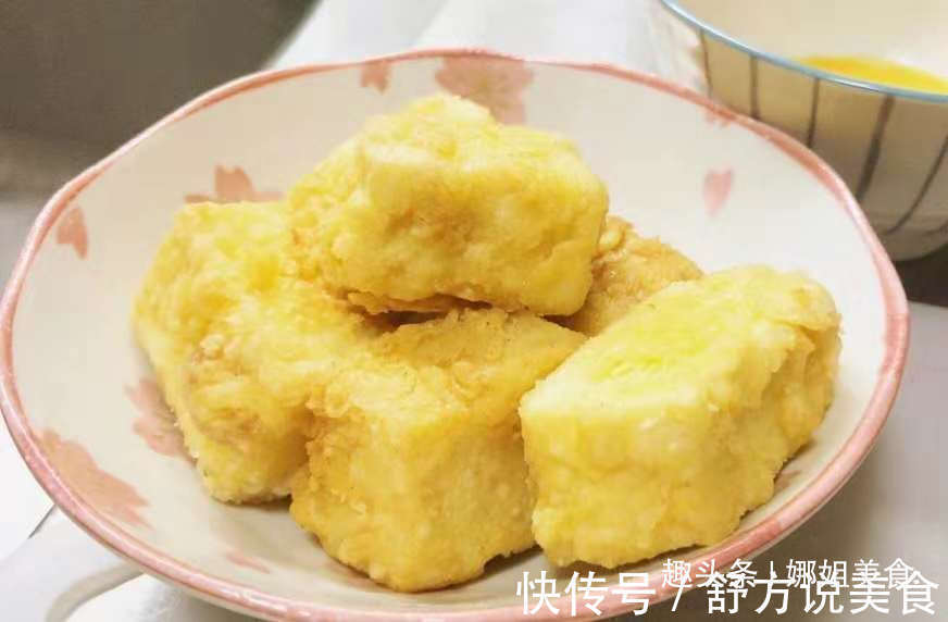 豆腐不要红烧了,教你做外脆里嫩的炸豆腐,家人吃到赞不绝口