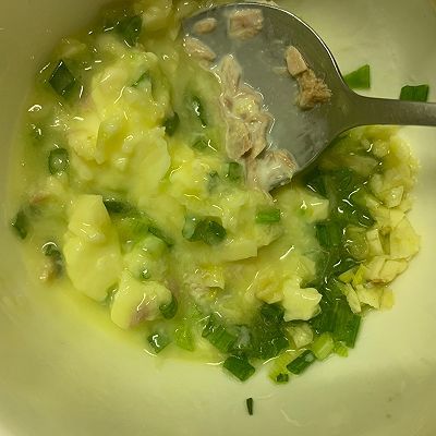 金枪鱼芝士夹馅法棍