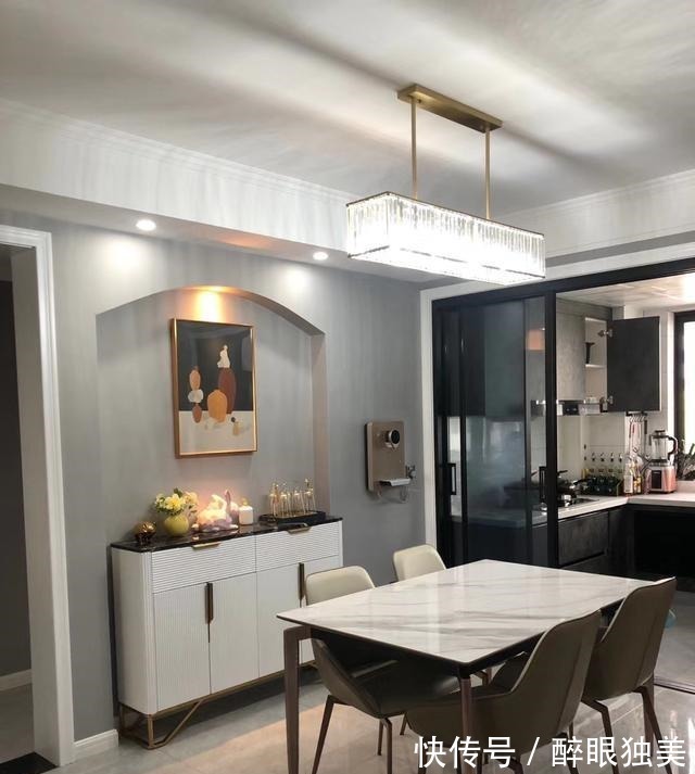 新房|超喜欢邻居家的新房装修,进门玄关就被迷住了,客餐厅特别上档次