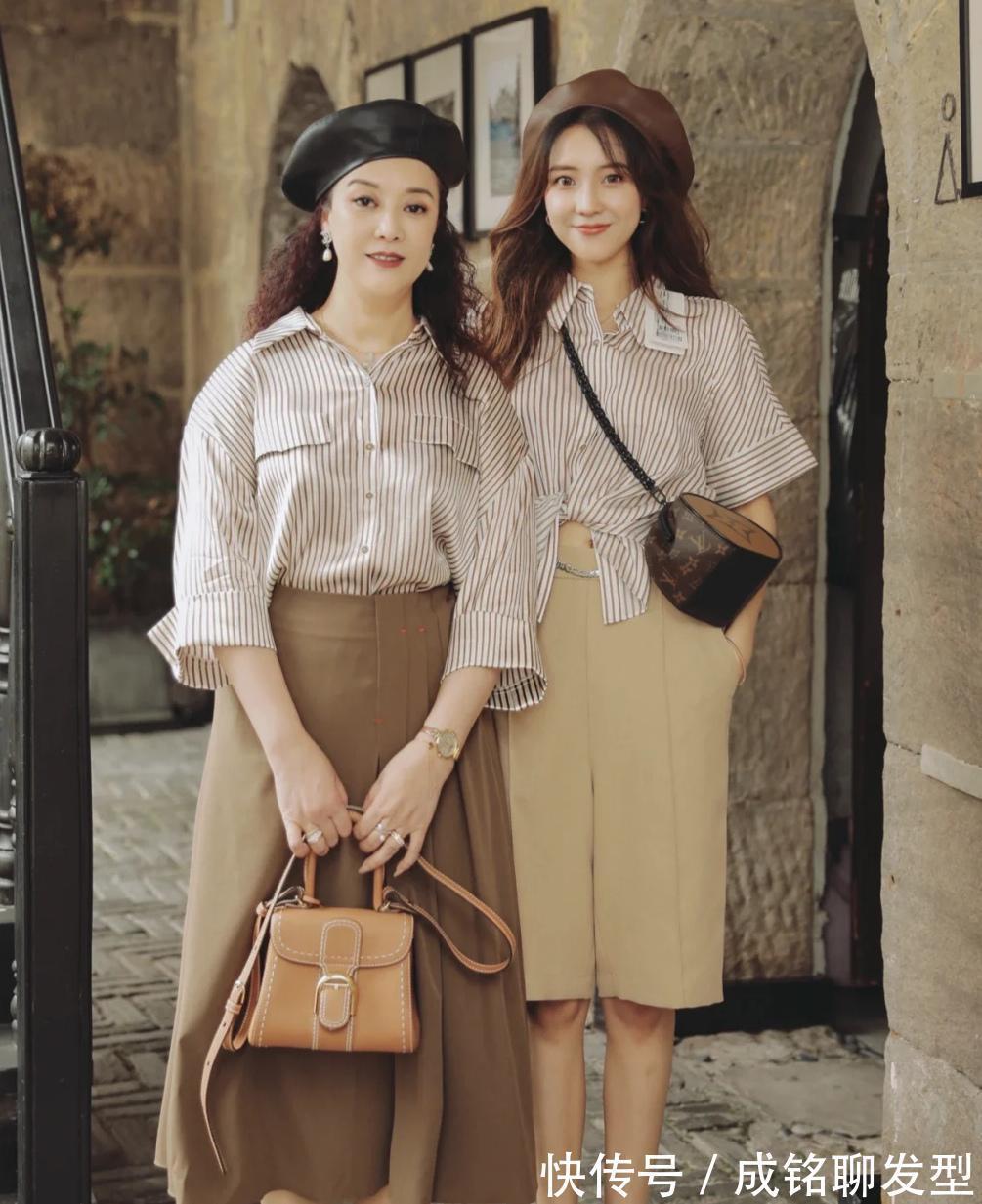 连衣裙|身材微胖的中年女人,学学这位些主的优雅穿搭,时尚减龄又显瘦