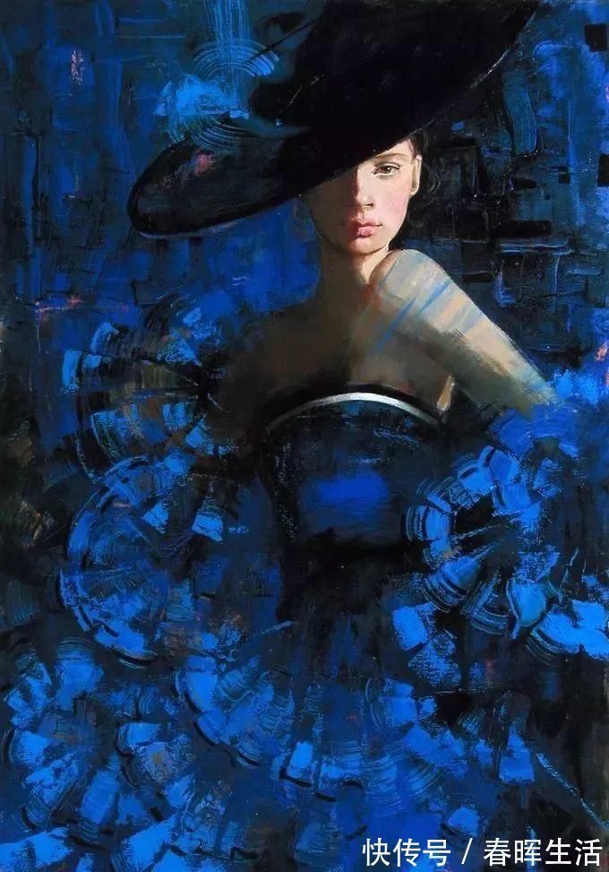 irene@她的油画有一种惊艳脱俗的美,乌克兰天才女画家艾琳·谢里