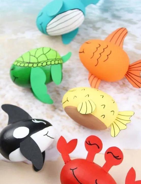 鸡蛋壳&蛋壳创意手工,大人小孩都可以学,只是简单画画,成品非常好看