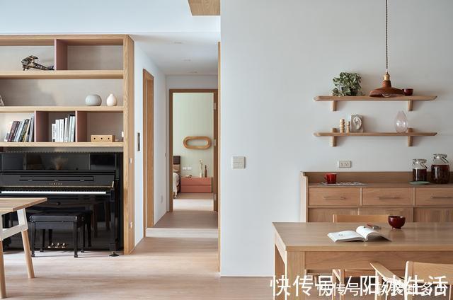 层架|一家三口住在这素雅别致的环境中，真令人羡慕，这是怎么装饰的呢