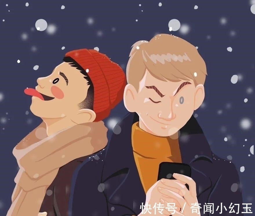 男性朋友!外国小哥用温情的插画,描绘出关于男人之间的浪漫,有点甜蜜