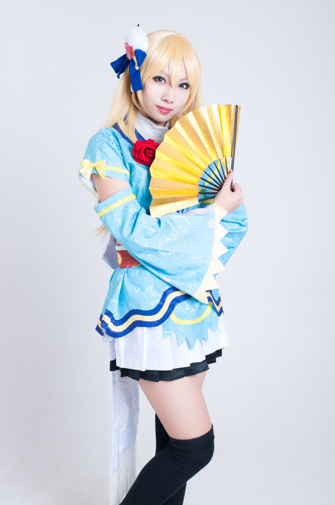 aa|love live绚濑绘里aa打歌服和服cosplay