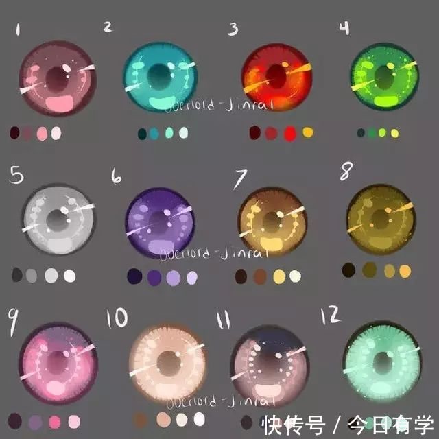 美少|【今日有学●插画】超详解!动漫美少女眼睛的画法,逐步拆解有手就会