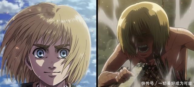 进击的巨人18位角色巨人化前后对比,谁能
