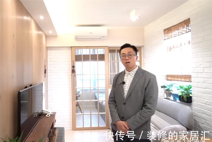 收纳|退休夫妇买下35㎡养老房,一室改两室,将蜗居变成温馨中式家