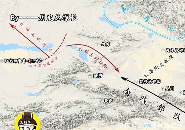 远征|地图上的战争：苏定方远征西突厥，横扫十万西突厥大军