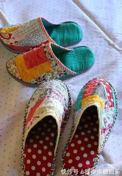 棉拖鞋 家里的旧衣服,别扔,给家人做几双拖鞋,穿着舒适又保暖!收藏