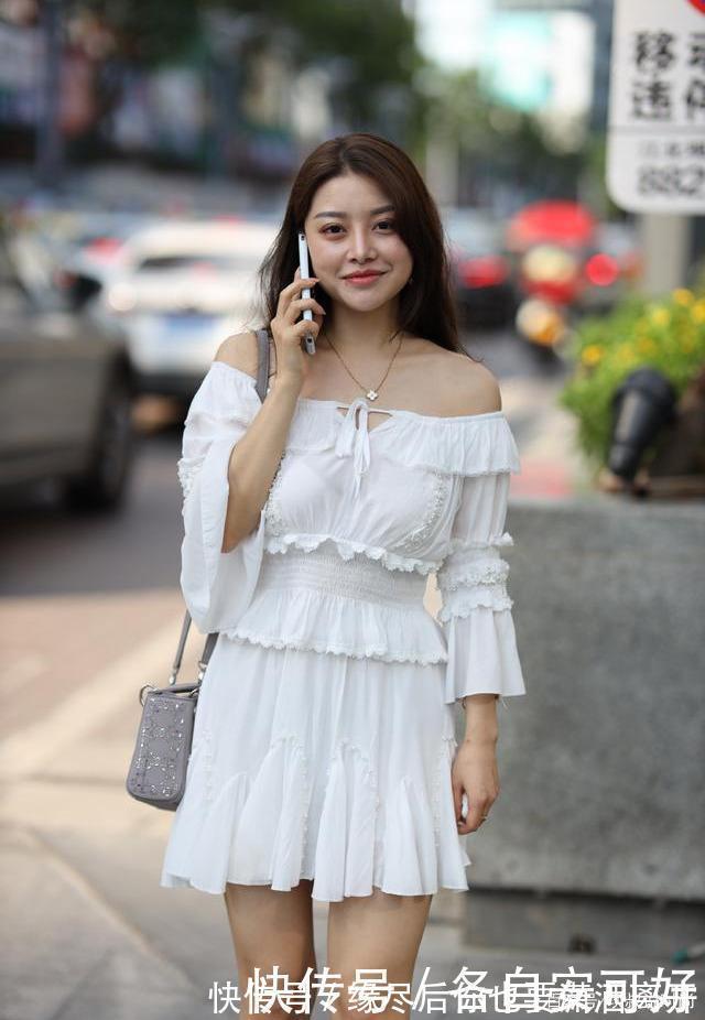 连衣裙|微胖美女显瘦穿搭，选择束腰连衣裙，轻松隐藏“小肉肉”