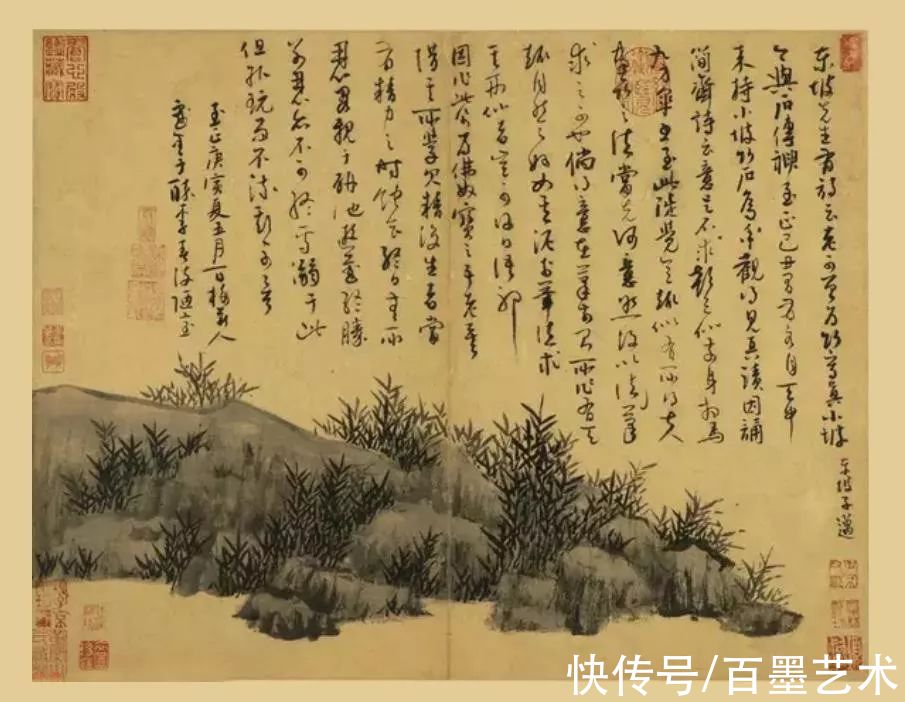 洞庭渔隐图|吴镇：“五墨齐备”的元代用墨宗师