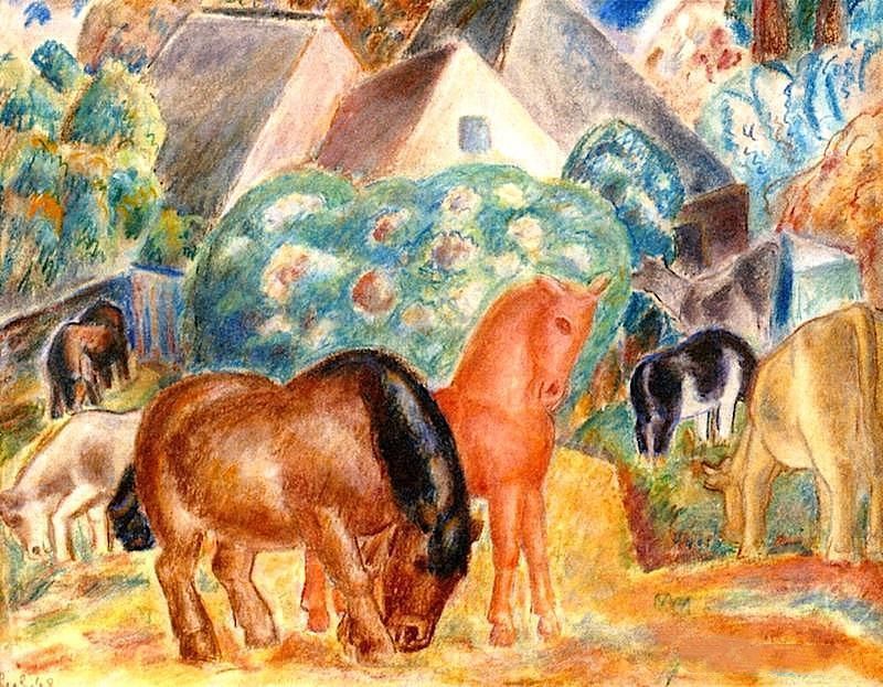 莱奥|荷兰现代主义的著名艺术家莱奥·格斯特尔——人物艺术作品