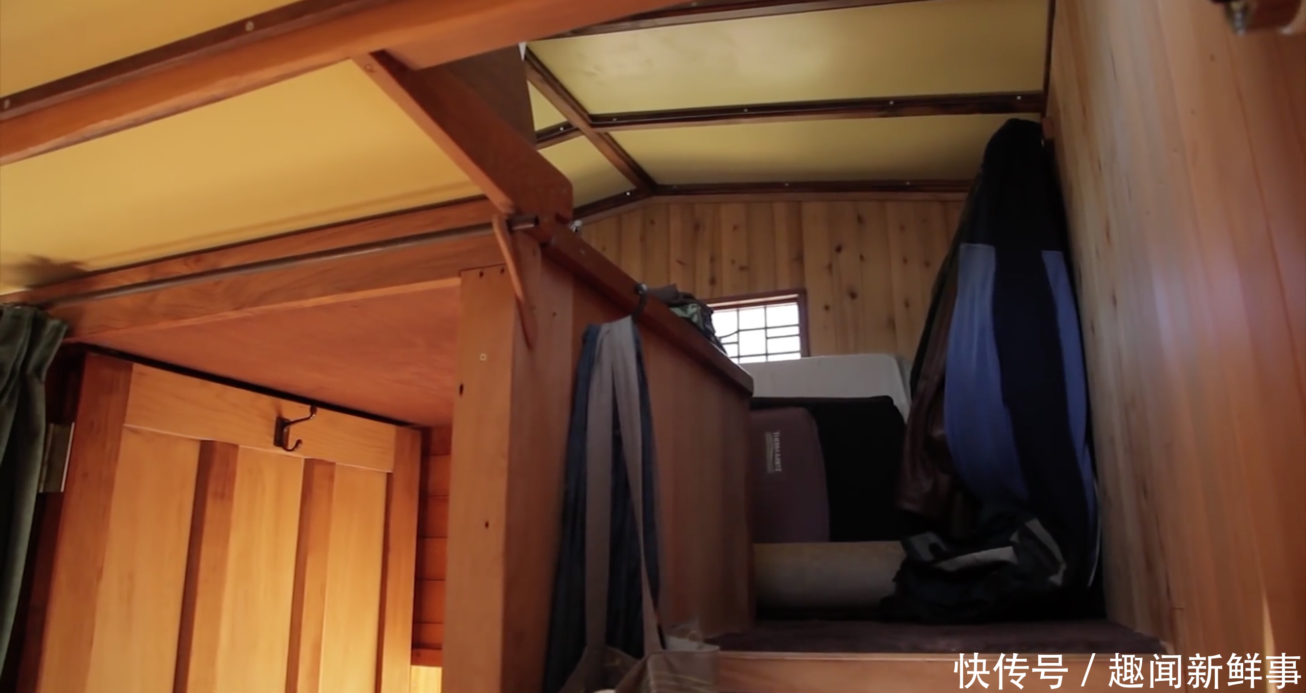 烤箱|英国一对夫妇将旧卡车改装成豪华房车,带着房子去旅行,真香