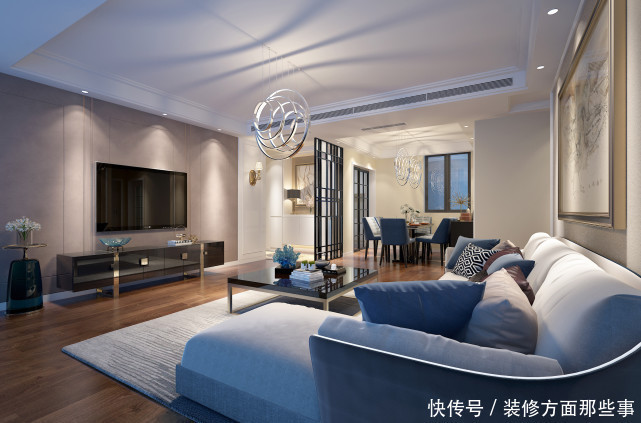 现代|137㎡现代简约设计,客厅丰富而生动的场景,为客厅注入活力