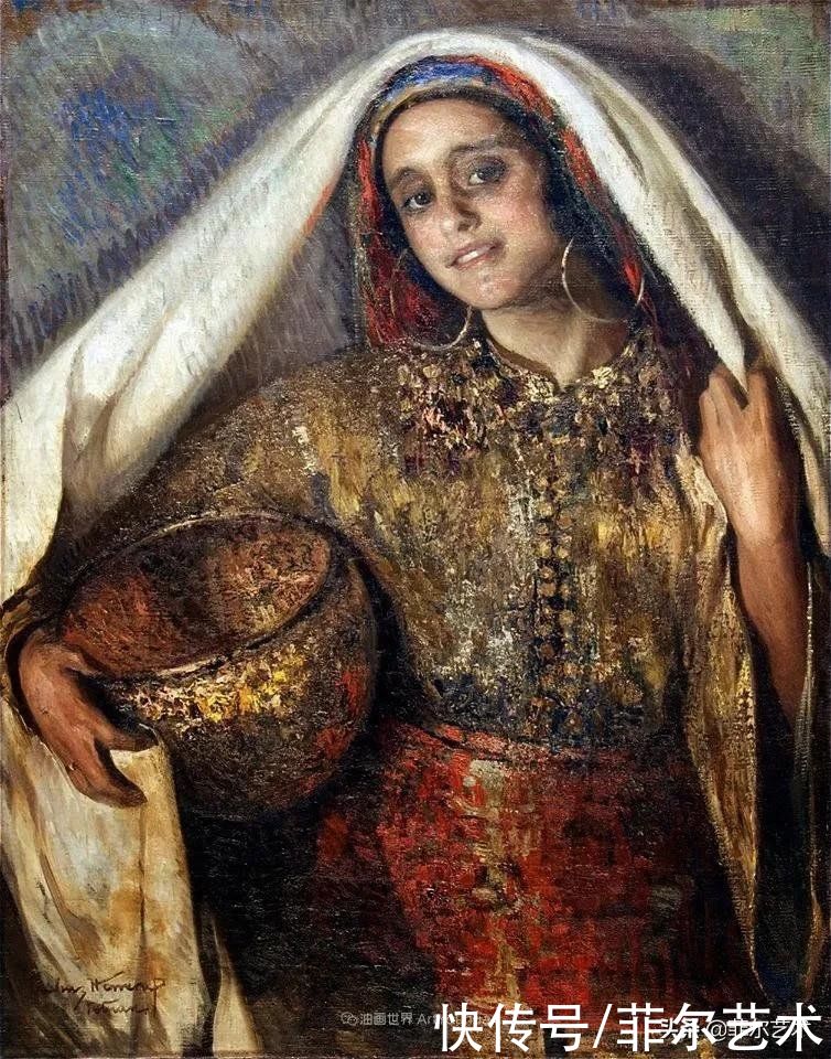 何塞·|西班牙画家何塞·克鲁斯·埃雷拉女性人物油画作品欣赏