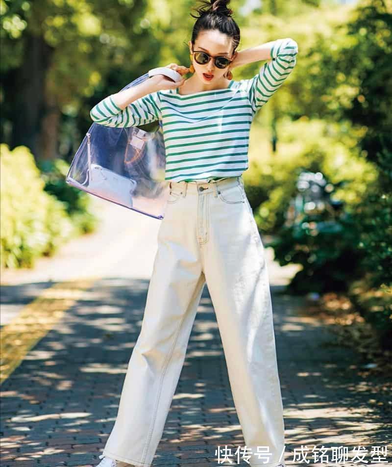 t恤|牛仔裤不需要买太多,有这三种颜色就足够,不管多大年纪都能穿