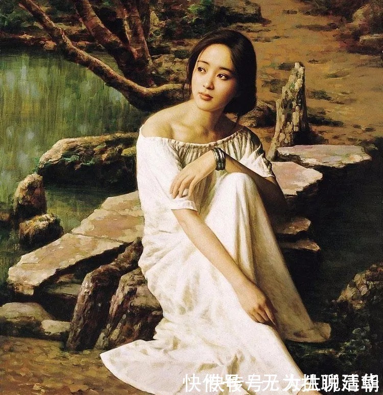 john$中外油画大师们笔下的女神,气质迷人